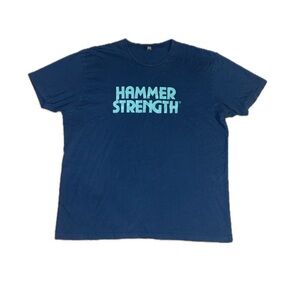 Navy blue Hammer Strength T-shirt